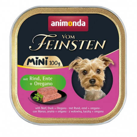 Dog Food - ANIMONDA Vom Feinsten Mini Beef & Duck 100g Animonda Vom Feinsten Adult Mini Beef Duck Or