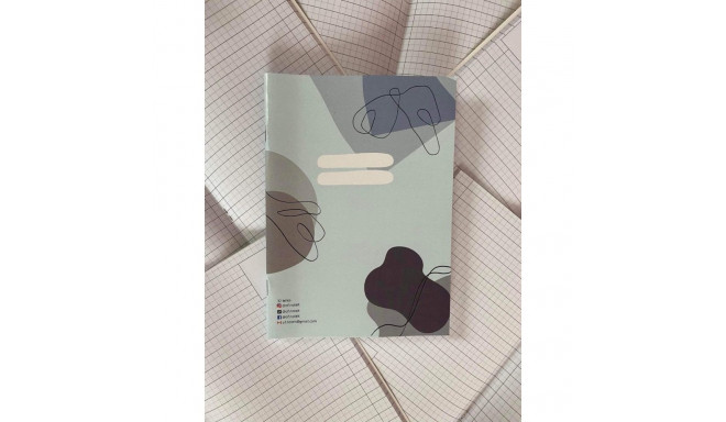 Kaustik A5 32l 5x5 ruutu ja jooneline Note-IT