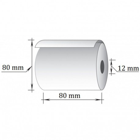 Kassarull TEHNOINFORM 80mmx80m (80 mm), 10 tk/pakis