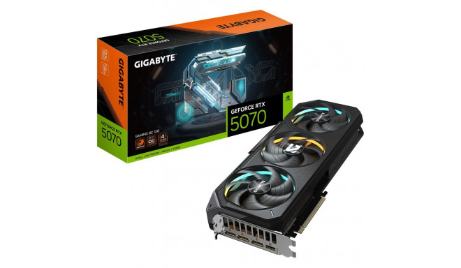"RTX 5070 12GB Gigabyte Gaming OC GDDR7 3 Fan"