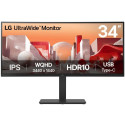 "86,72cm/34"" (3440x1440) LG 34BA75QE-B 21:9 WQHD IPS Curved 5ms 60Hz HDR10 HDMI DP USB-C Speaker"