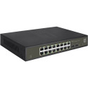 "Switch 16x GE GES-2118 2xGSFP 19"" Hilbert"