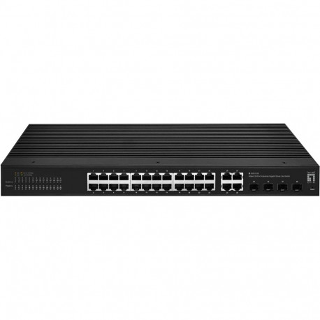 "Switch 28x GE IGS-2128 4xSFP. 24xRJ45 Ports sw"