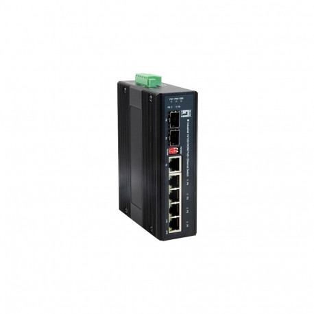 "Switch 4x FE IES-0610 2xGSFP 126W 4xPoE"