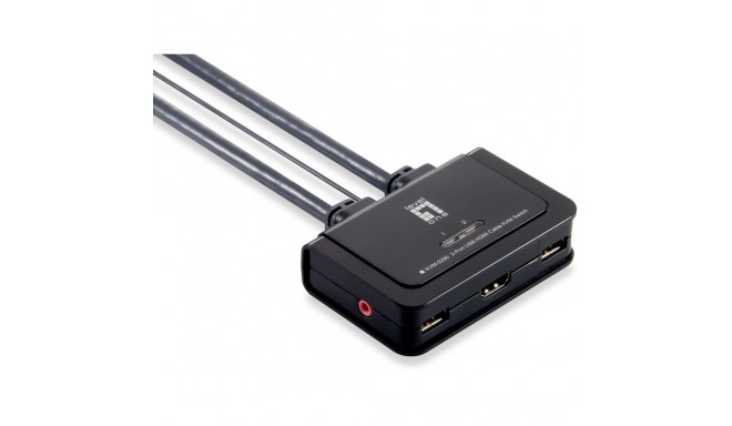 "KVM Switch 0290 2-Port Kabel. HDMI. USB. Audio"