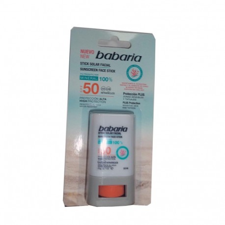 BABARIA SUNSCREEN STICK SPF50 20GR