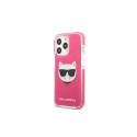 Etui Karl Lagerfeld Choupette Head na iPhone 13 Pro Max - fuksjowe