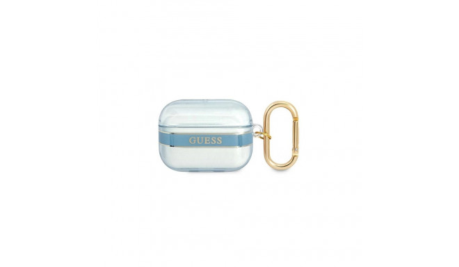 Guess GUAPHHTSB AirPods Pro cover blue/blue Strap Collection