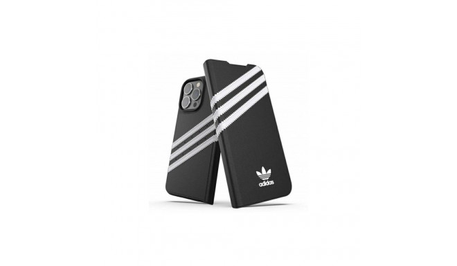 Adidas OR Booklet Case PU iPhone 13 Pro / 13 6,1" czarno biały/black white 47112