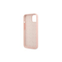 Guess GUHCP13SLS4GWPI iPhone 13 mini 5.4" pink/pink hard case Silicone 4G Logo