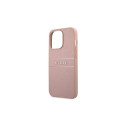Guess GUHCP13XPSASBPI iPhone 13 Pro Max 6.7" pink/pink hardcase Saffiano Stripe