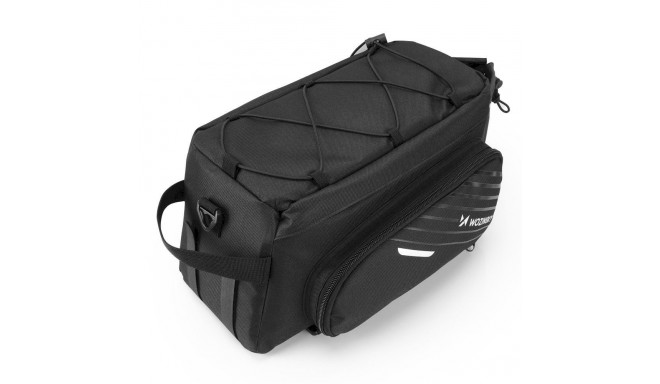 Wozinsky Bicycle Bike Pannier Bag Rear Trunk Bag with Shoulder Strap 9L black (WBB22BK)