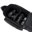 Wozinsky Bicycle Bike Pannier Bag Rear Trunk Bag with Shoulder Strap 9L black (WBB22BK)
