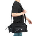 Wozinsky Bicycle Bike Pannier Bag Rear Trunk Bag with Shoulder Strap 9L black (WBB22BK)