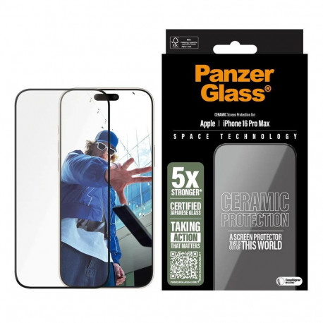 Kaitseklaas PanzerGlass iPhone 16 Pro Max Ceramic UWF