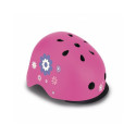 Globber Helmet Elite Lights Flowers  507-310 Pink