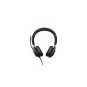 Jabra Evolve2 40 SE UC stereo juhtmega peakomplekt, USB-A, must