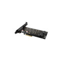 Axagon PCIe 3.0 x4 kontroller - NVMe M-key + SATA B-key (PCEM2-D)
