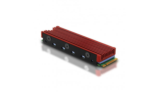 AXAGON CLR-M2 passiivne – M.2 SSD 80mm SSD alumiiniumkorpus silikoonist soojuspadjad
