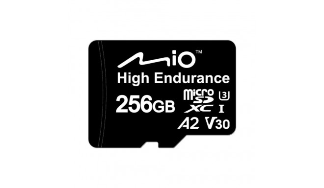 Mio High-Endurance | 256 GB | MicroSD | välkmälu klass UHS-I