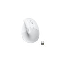 Wireless ergonomic mouse Logitech Lift, White