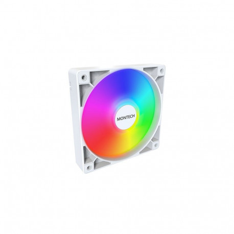 Montech ventilaatorid GF120 PWM ARGB 3tk 120mm, valged