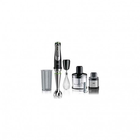 Braun MultiQuick 9 MQ9138XI blender 0.6 l saumikser 1200 W must, roostevaba teras