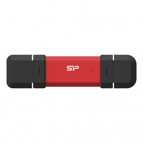 Silicon Power DS72 USB flash drive 500 GB USB Type-A / USB Type-C 3.2 Gen 2 (3.1 Gen 2) Red