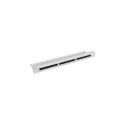PATCH PANEL 24 PORT 1U 19" CAT.6A UTP WITH CABLE ORGANIZER GRAY LANBERG