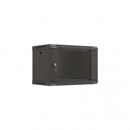 Lanberg WF03-5306-10B 6U seinale kinnitatav must räkikapp