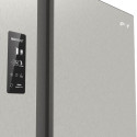 Gorenje NRR9185EAXL side-by-side külmik vabaltseisev 550 L E hõbedane