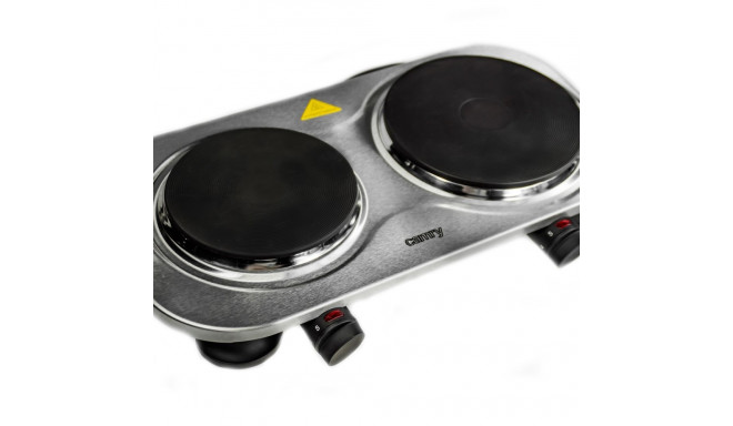 Camry CR 6511 stove Freestanding Black,Stainless steel Electric