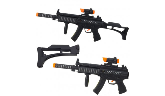 Karabin Maszynowy Zabawkowy Światła Dźwięki Czarny 62cm