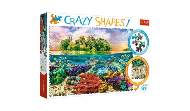 Puzzle - 600 Crazy Shapes - troopiline saar - Trefl 11113