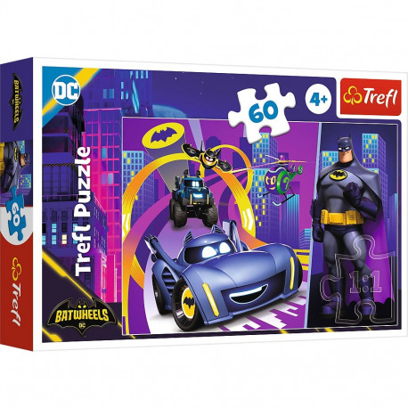 Puzzle - 60 - Batman i jego pojazdy Trefl 17400