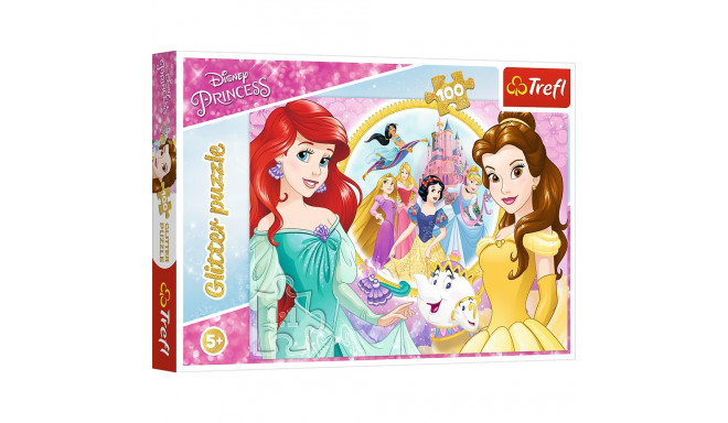 Puzzle - 100 glitter - belli ja arielki mälestused Trefl 14819