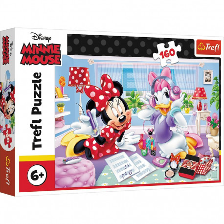 Puzzle - 160 - Dzień z przyjaciółką - Disney Minnie - Trefl 15373