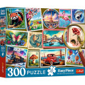 Puzzle - 300 EasyPiece - Znaczki pocztowe Trefl 23100