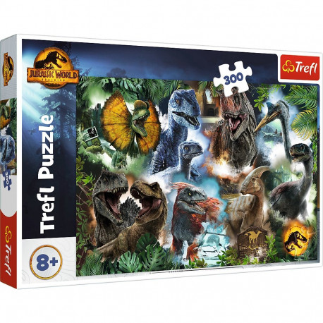 Trefl pusle 23013 300 Universal Jurassic World lemmikdinosaurused