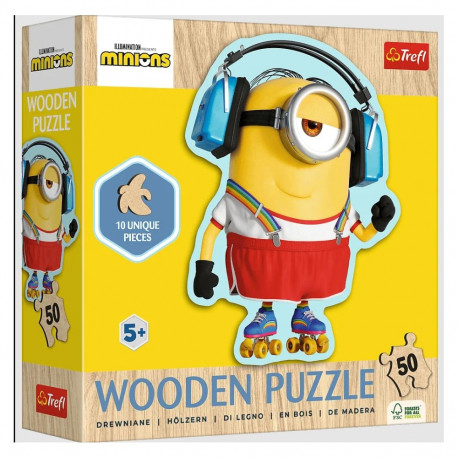 Trefl 20239 kontuurpuzzle 50 tükki hull minion
