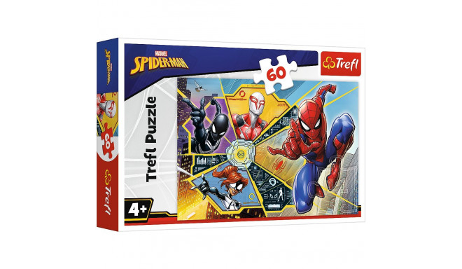 Puzzle - 60 - W sieci - Spiderman - Trefl 17372