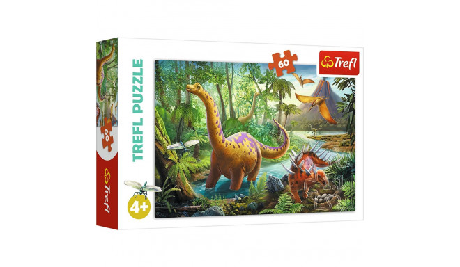 Puzzle - 60 - dinosauruste rännak - Trefl 17319