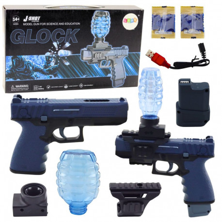 Automaatne sinine geelkuulidega veepüstol