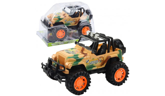 Duży Samochód Terenowy Militarny Off-Road Beżowy