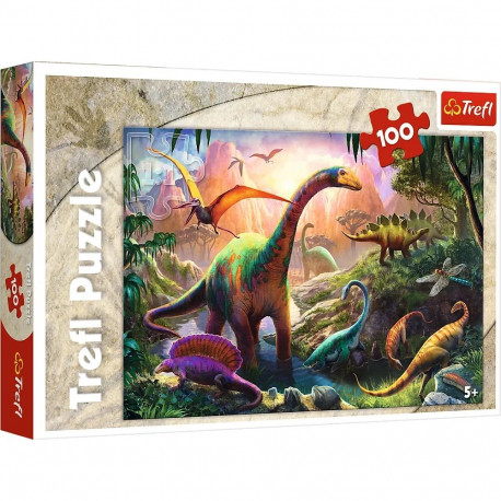 Trefl pusle 16277, 100-osaline, dinosauruste maailm