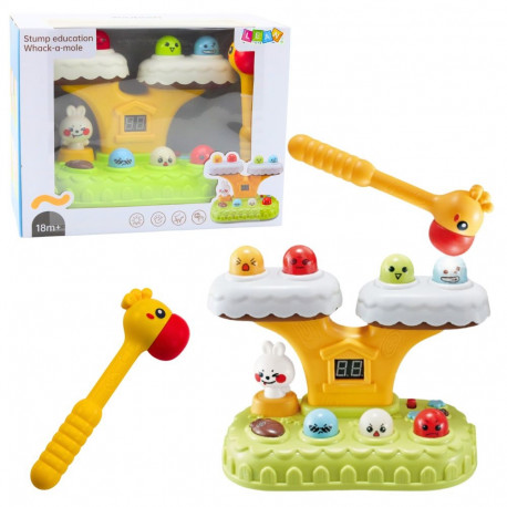gra zręcznościowa whack-a-mole dla malucha 20 meloodiat 7 kiirustaset