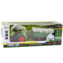 Traktor Rolniczy Z Przyczepą I Chwytakiem Zdalnie Sterowany RC 2.4G