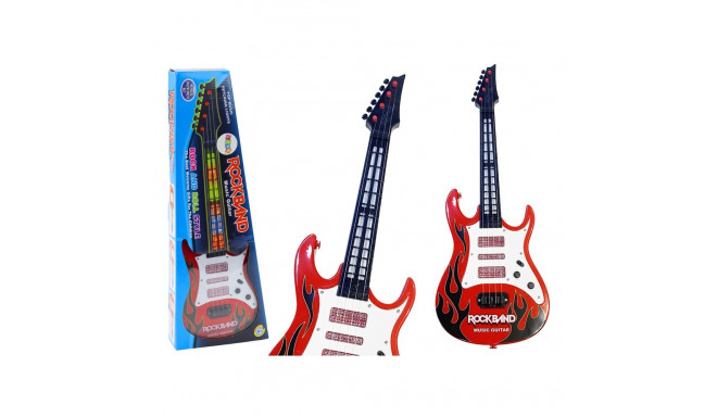 Gitara Elektryczna Dla Dzieci Światła Melodie Czerwona