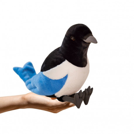 maskott-plüüs harakas sinine 30 cm