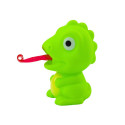 Dinozaur Gumowy Z Wysuwanym Językiem Zielony 8CM